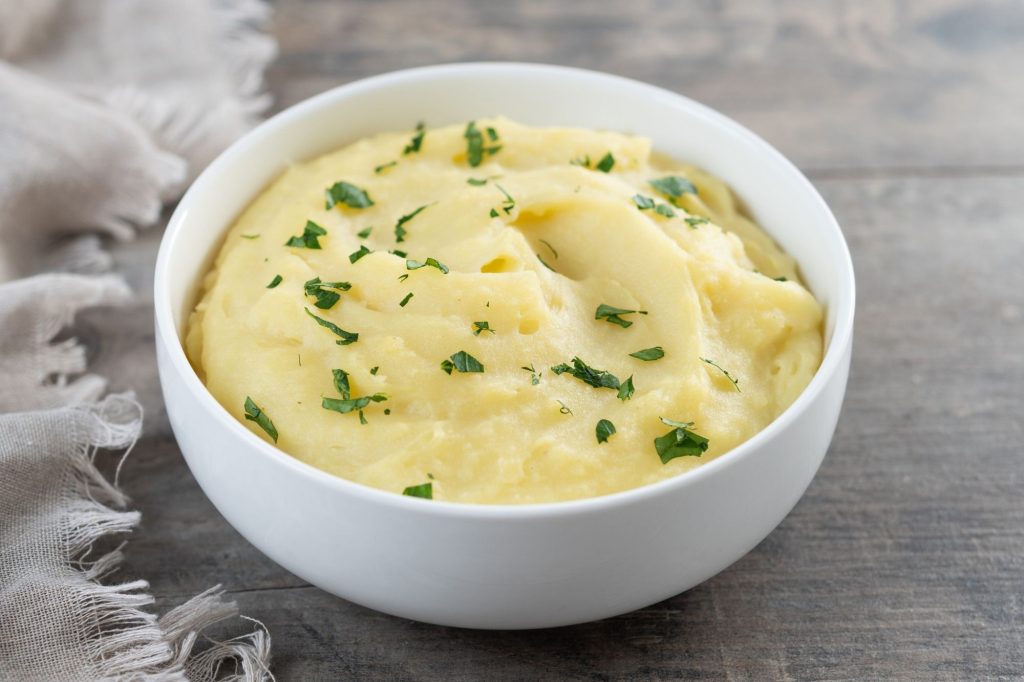 Bol de patates pilées.
